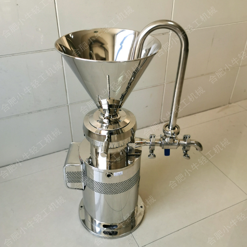 实验室小型胶体磨大专院校科研院所不锈钢立式实验型胶体磨机