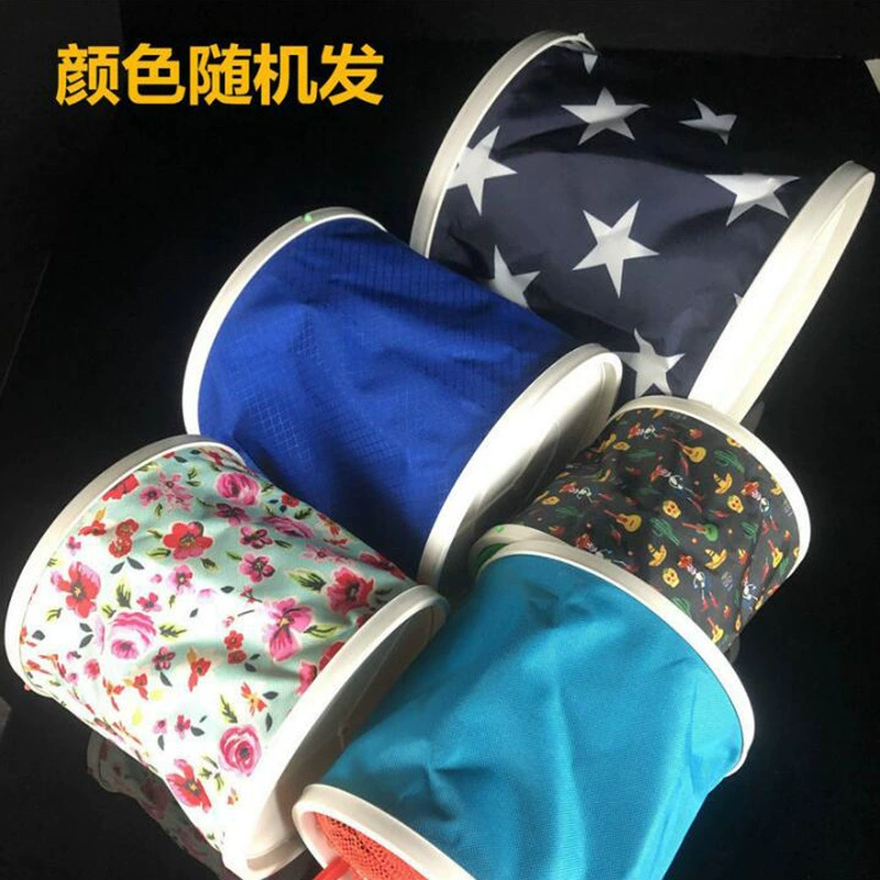 Thickened bucket canvas folding bucket live fish bucket fishing gear accessories fish wholesale