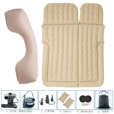 Travel Bed, Car Dual-Purpose: Vehicle-mounted inflatable bed - dual-purpose-rice