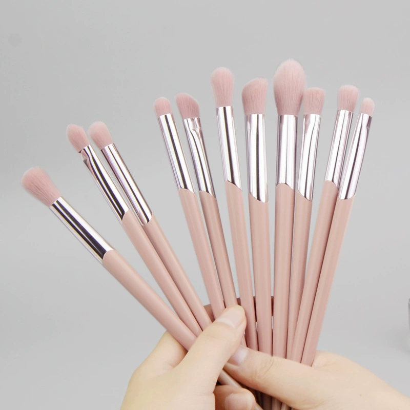 Пурпурная кисть для concealer, хайлайтер, 11 штук, (Физические)