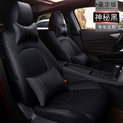 Special Comfortable Car CX-4 One: Modelə uyğun (Original) oturacaq örtükləri - deluxe-edition-mysterious-black-custom