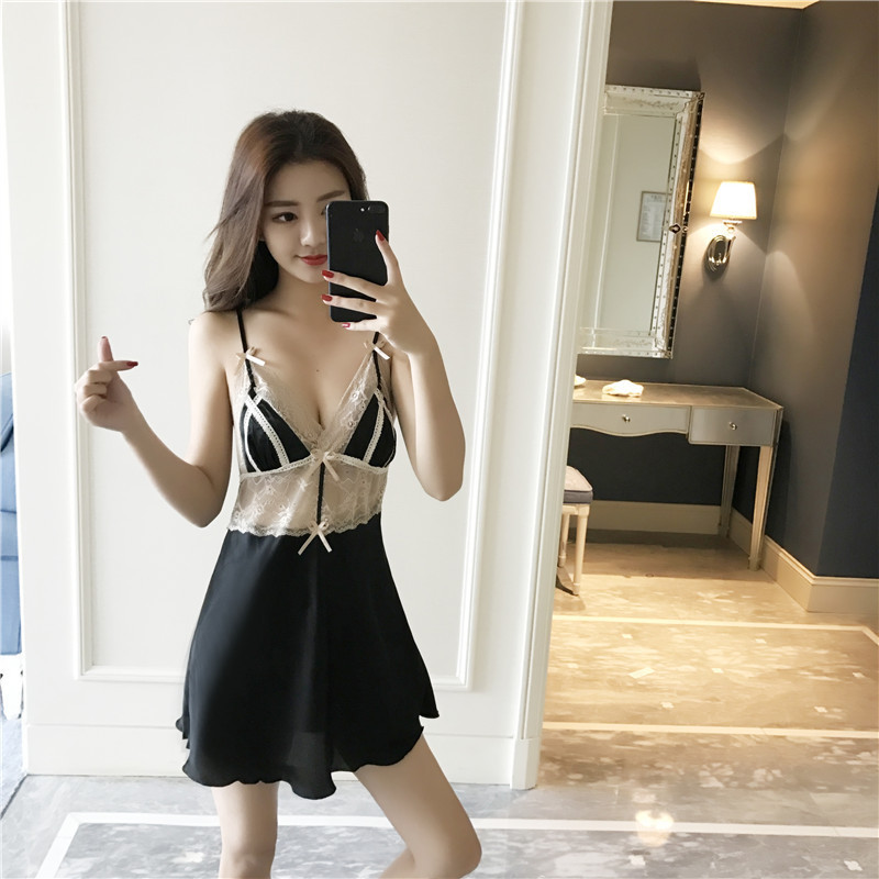 대외 무역 공급 구미 뉴 섹시 보우 슬링 잠옷 섹시 속옷 공장 직판