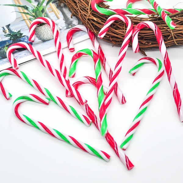 Cross-border Christmas decoration acrylic cane candy decoration cane…