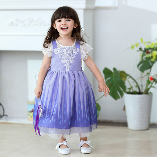 Children's Princess Sofia ice and snow apron Sofia painting dining anti-oil smock on behalf of