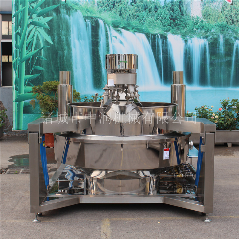 不粘锅的多爪底料炒锅 燃气炒酱锅 酱料加工设备