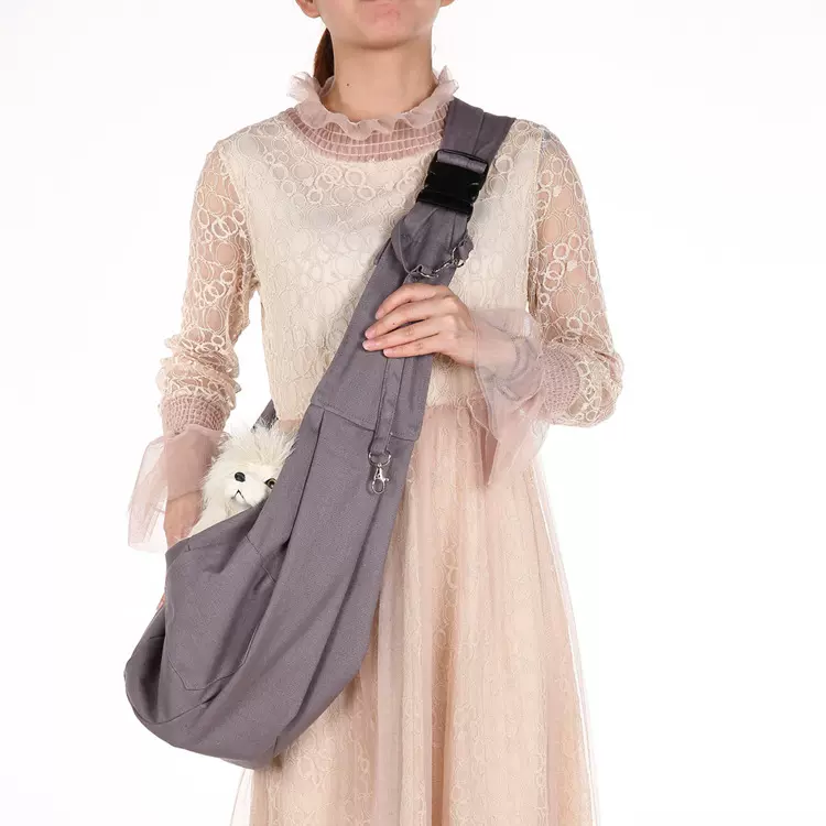 跨境宠物包可折叠单肩宠物背斜跨包透气狗狗背包外出宠物袋便携包