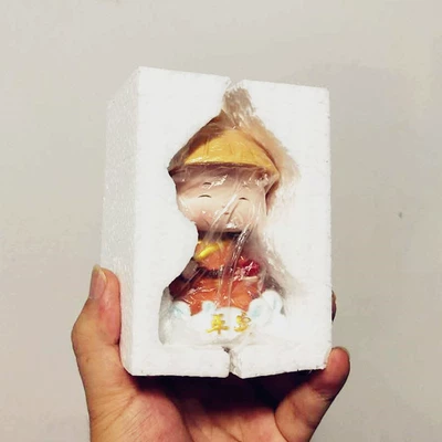 creative shaking head novice monk | Car ornaments