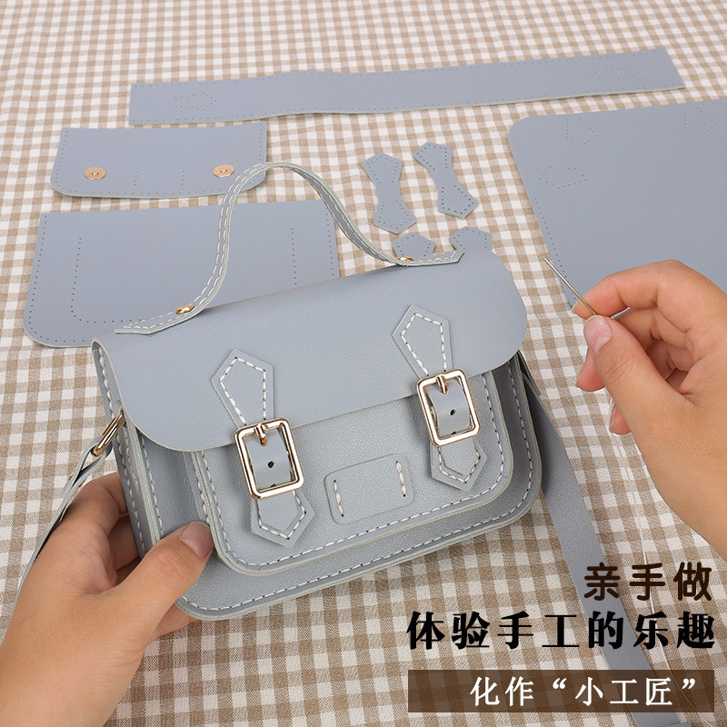 Internet celebrity CC same style material bag women's bag western style DIY Cambridge bag trendy shoulder crossbody handbag