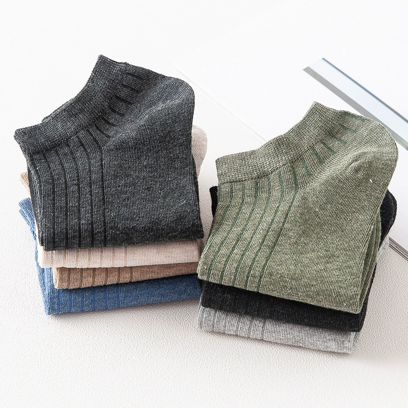 Men's summer low-cut socks, thin breathable, deodorized and sweat-absorbent, one size