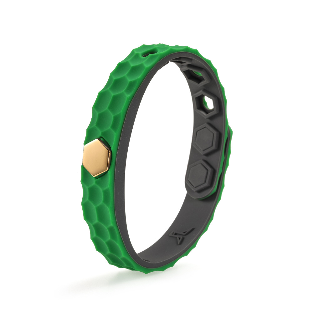 Pulsera antiestática de silicona antiestática inalámbrica pulsera de silicona de iones negativos deportes al aire libre correa de muñeca de los hombres