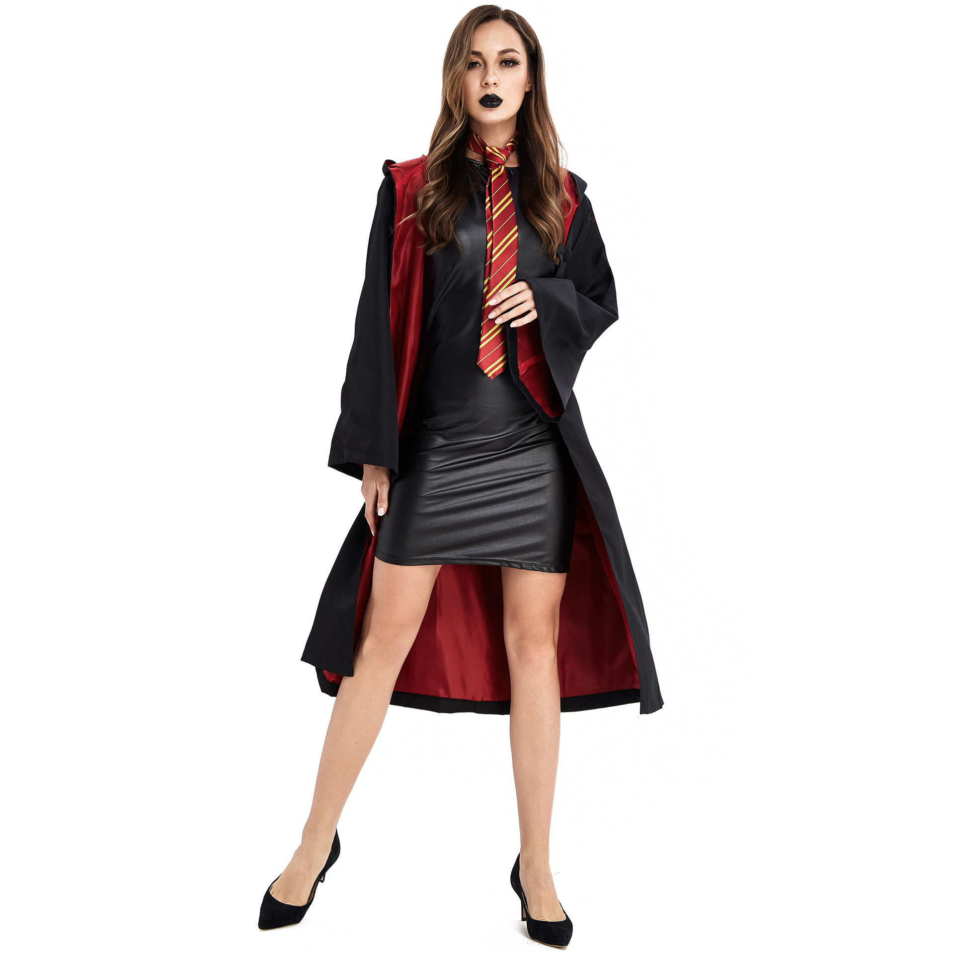 thumbnail image 1 of Disfraces de Halloween 2024 M-XXL estilo capa Lanfenduo uniforme escolar ropa mágica Halloween Harry Potter túnica mágica disfraz de cosplay, 1 of 5