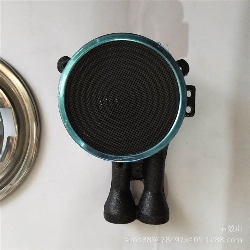 批发嵌入式高脚双红外线炉头煤气灶红外线节 能炉头脉冲灶具配件
