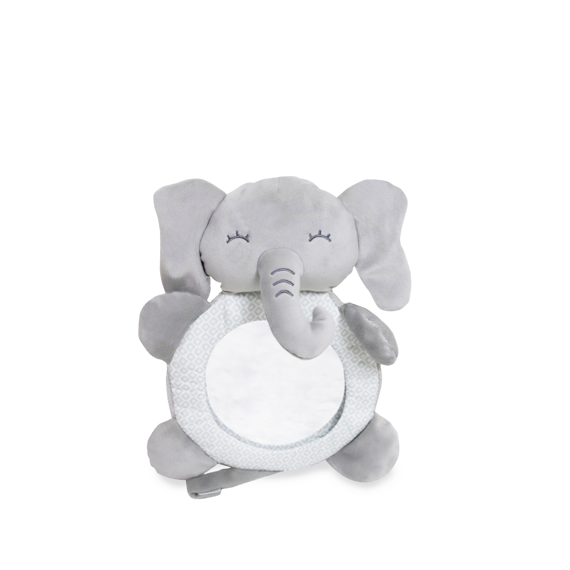 BBSKY bebé divertido espejo retrovisor coche dibujos animados muñecos de animales HaHa espejo torno para colgar juguetes