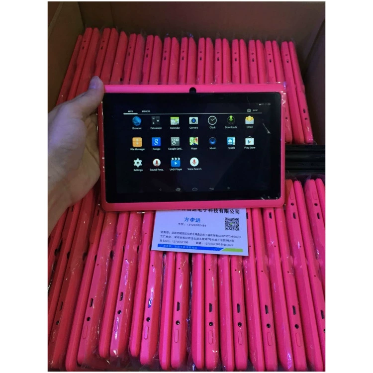 Детский планшет Q88 7-дюймов Wi‑Fi, Allwinner A33 Quad‑Core, 1024×600, 512MB/1GB RAM