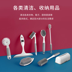 Washing Cup Brush, Dish Brush TPR Silicone Long Handle Brush, Plate and Bowl Brush, Bottle Brush, Glass Scrubber Cleaning Brush Set, Cup Brush