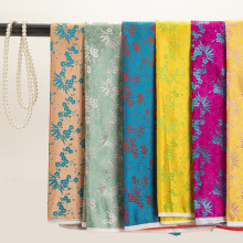 织锦缎三五生产提花小梅竹汉服工艺品包装香囊杯垫古装汉服布料