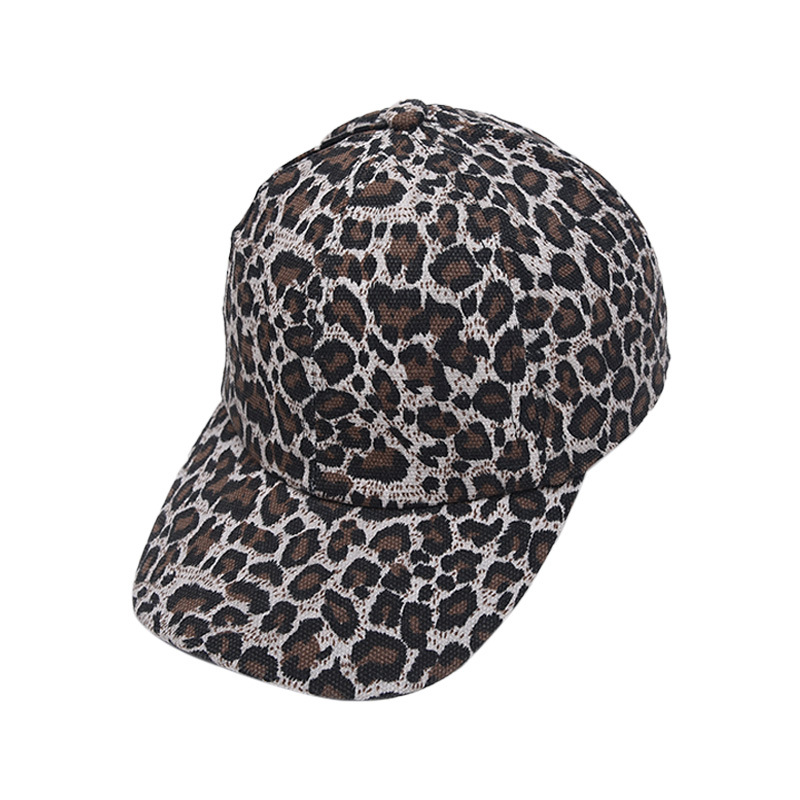 Comercio exterior transfronterizo nueva gorra de béisbol con estampado de leopardo femenina personalidad versátil europea y americana protección solar al aire libre sombrilla gorra enarbolada moda al por mayor image 14