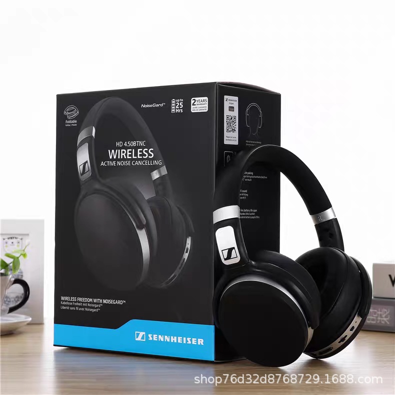Senhai HD4.50BTNC wireless Bluetooth headset HD4.40BT headset ANC noise reduction call headset HIFI