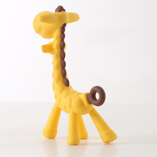 Infants' Giraffe Teething Stick, Baby Teething Stick, Biting Fun, Silicone Teether, Unscented