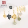 金沙手工古法s925耳坠