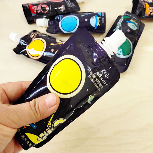 Wholesale Matisse gouache paint refill student art painting convenient jelly gouache suction bag