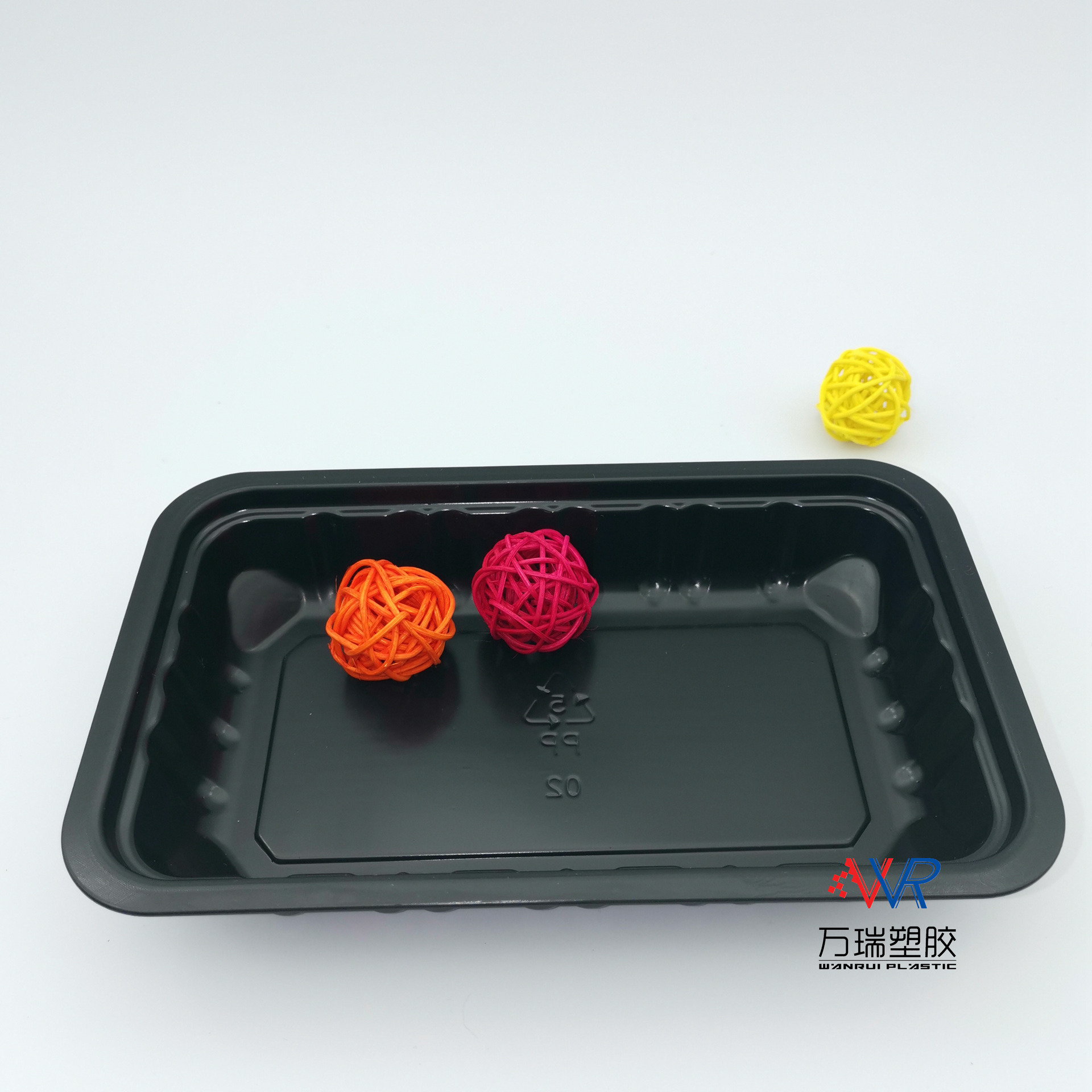 一次性塑料盒 冷鲜肉盒 200*120*35 锁鲜盒 高温盒 海鲜盒