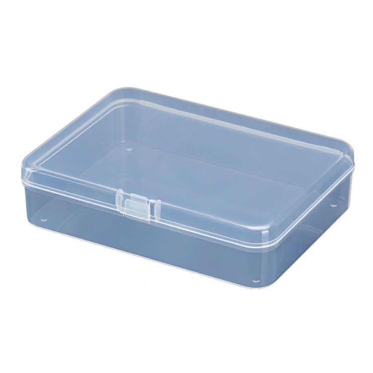 Gran cantidad de en stock caja de plástico transparente de alta calidad rectangular transfronterizo hisopo de algodón universal caja de plástico caja de almacenamiento