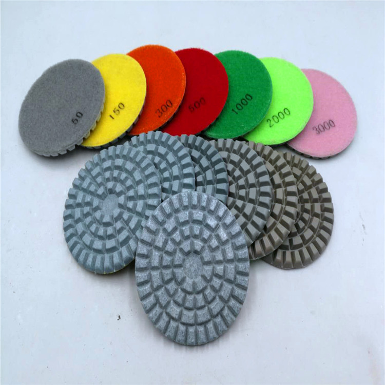 4寸混凝土磨片工作层10毫米磨光片地坪环氧打磨机手磨机