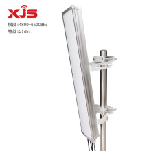 XJS 4800-6500MHz高增益21dbi室外双极化wifi信号平板状扇区天线