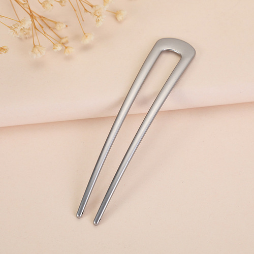 Manufacturer wholesale Japanese U-shaped hairpin hair accessories ponytail hair new style Internet simple hairpin headwear Internet celebrity women