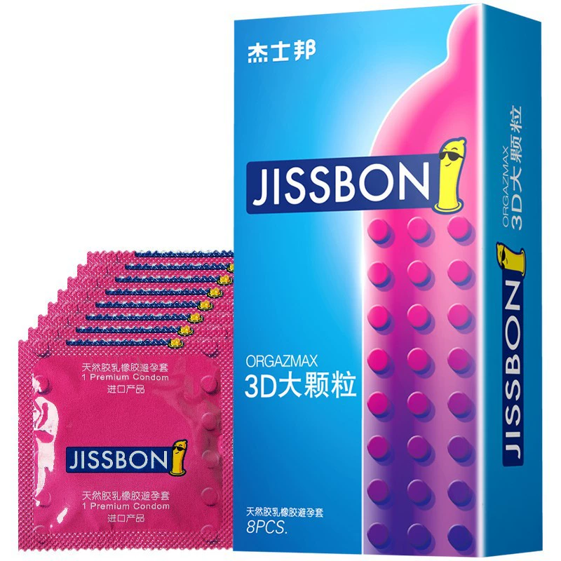 Condom Jieshibang 3D крупный элемент 3/8/12 выпуклая точка набор бытовые товары для планирования семьи набор отелей мужской контрацептив