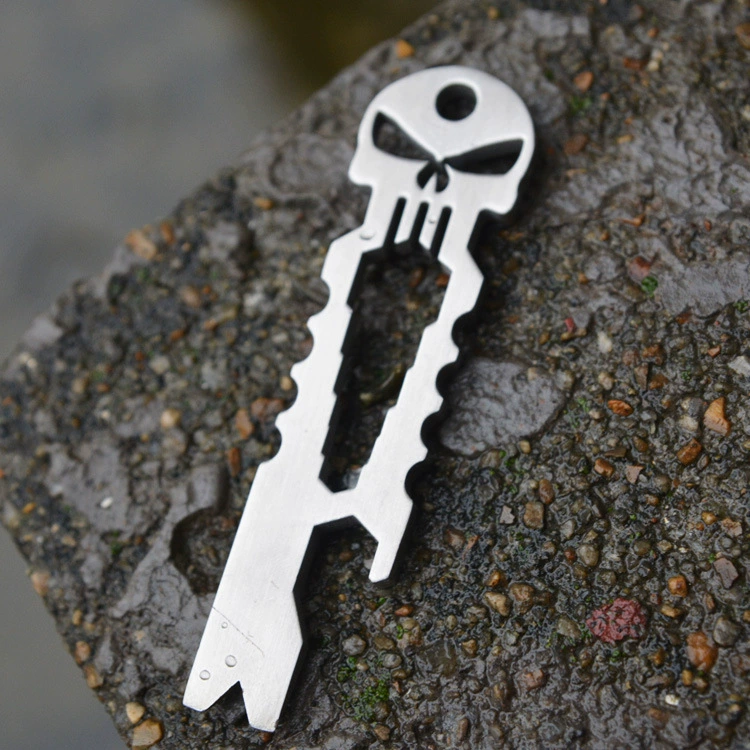 Stainless steel tactical EDC Pocket Pocket Multifunctional Titan Titanium Skeleton Key Stick Stub