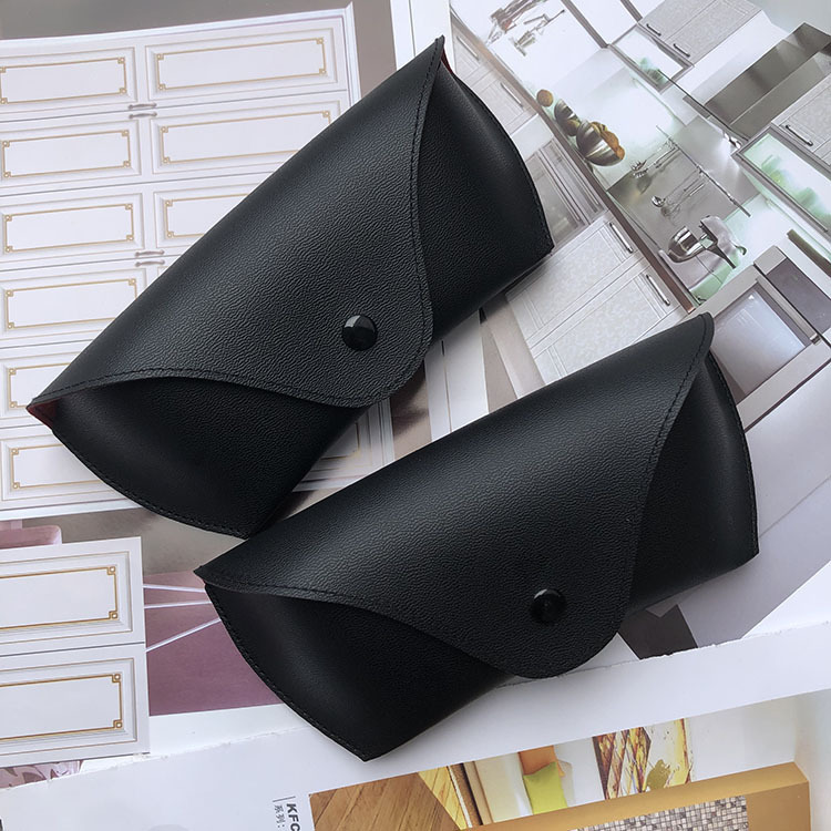 Glasses Case, New Style Red Sunglasses Case, High-End Leather Sunglasses Case, Anti-Pressure Eye Case, Glasses Storage Box