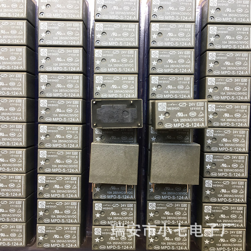 原装美硕MPD-S-124-A同SJ-S-124DM同HF32F JZC-32F 024-HS3