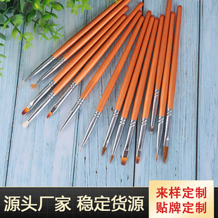 Source manufacturers nail pen nail pen set mahogany Rod pull pen light therapy pen crystal pen nail brush