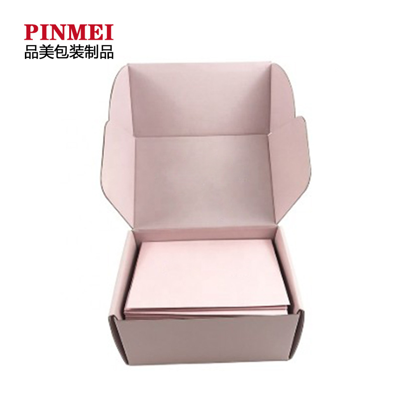 厂家印刷瓦楞纸黑色彩色瓦楞盒飞机盒创意内托礼品电子品纸盒