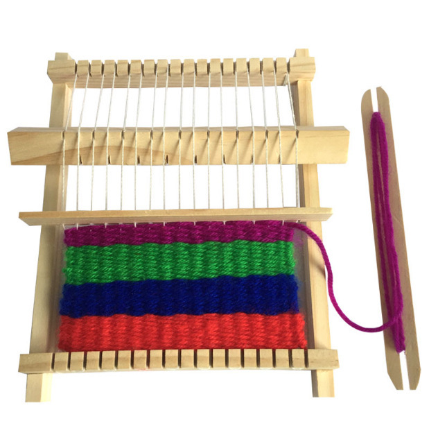 Scientific small production DIY creative invention homemade loom wooden children's science and technology educational toys hot sale