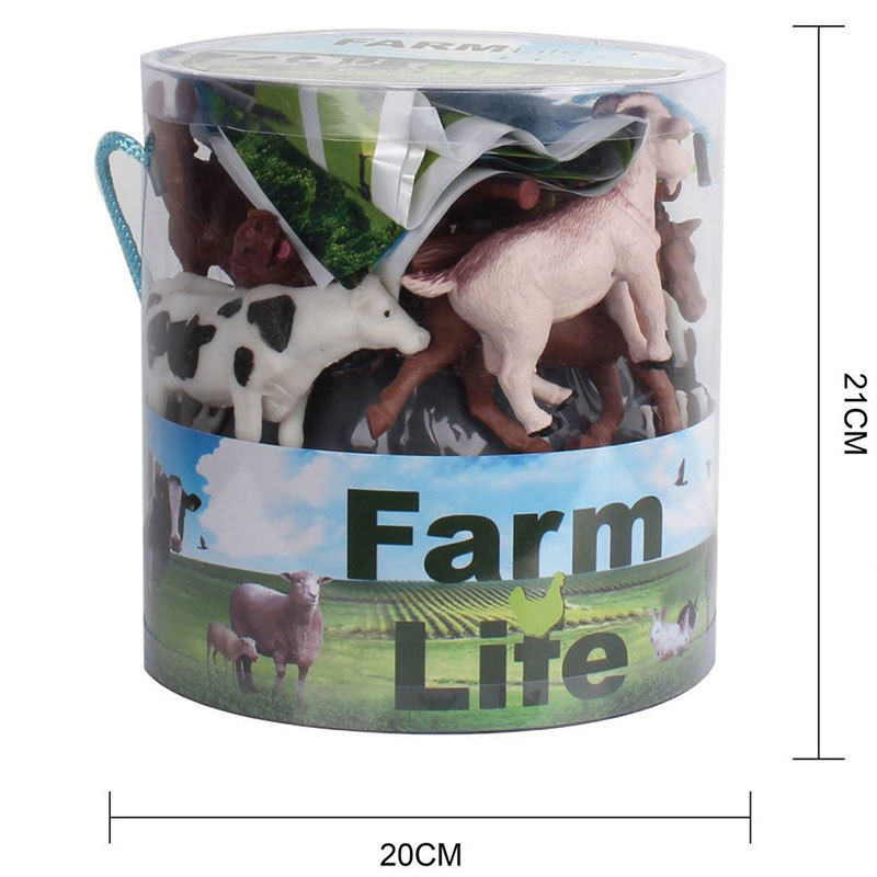 대형 버킷 조디악 농장 (34 피스 세트)