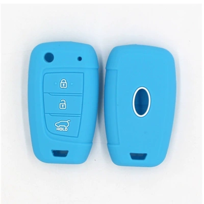 for modern folding 3-key key: Static Rod/Key Bag - light-blue