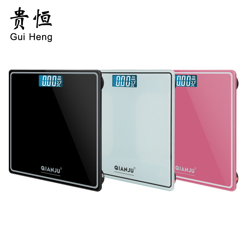 现货批发 充电人体电子秤家用健康体重秤USB锂电池电子称批发代发