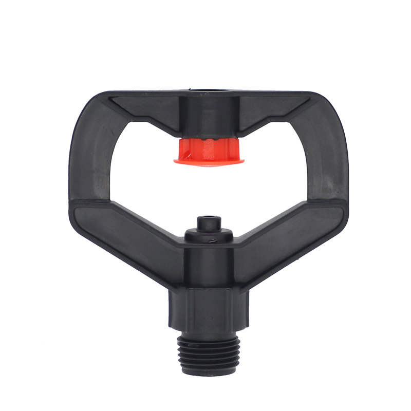 360 grados invernadero agrícola hortalizas riego césped rodada boquilla de pulverización de niebla de agua rotatoria boquilla de pulverización sin impuestos