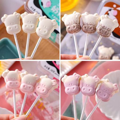 Spring Festival Candy Milk Flavor Lollipop New Year's Goods Qiuli Gao No Sugar Internet Celebrity Children's Snacks Leisure Candy Large Quantity