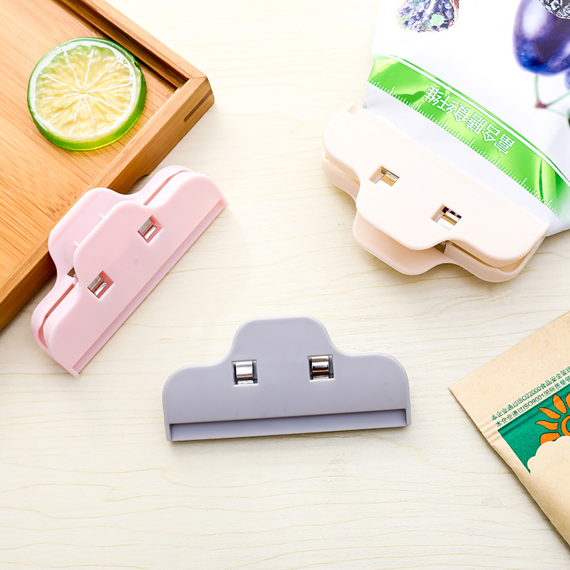 Kitchen snack sealing clip powerful food bag clip plastic bag…
