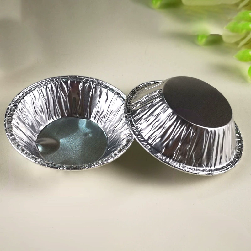 Алюминиевая фольга 207 одноразовый круглый стаканчик из алюминиевой фольги оловянный бумажный стаканчик из алюминиевой фольги яичный пирог оловянный стаканчик для клейкого риса 5000 шт