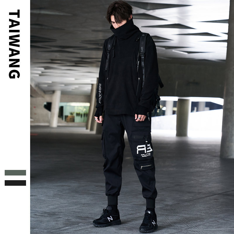 Taiwang Men's Clothing丨Multiple Pocket Overalls Men's 2025 Autumn and Winter New Pants Men's High Street Trendy Casual Pants Men