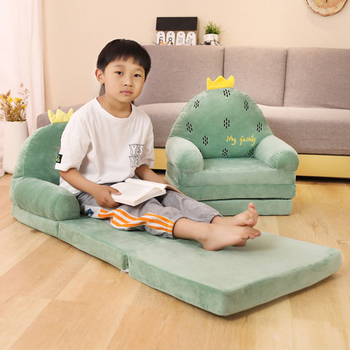 Children's cute cartoon folding sofa girl princess baby toddler reading area tatami lazy seat stool