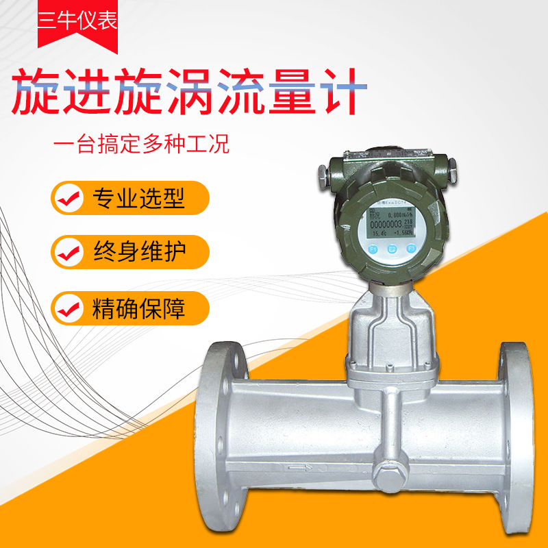智能旋进旋涡流量计/带温压补偿漩进漩涡流量计/厂家