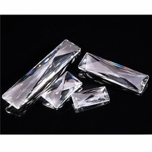 浦江工厂50mm长条灯饰水晶配件  水晶灯饰配件　吊灯台灯水晶配件