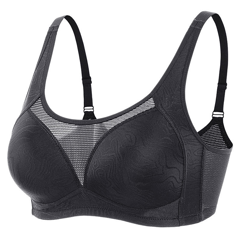 Underwear Women's Thin No Rings Large Chest Showy Anti-sagging Bra Plus Size Sports Yoga Bra