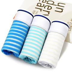 Chao Men's Underwear Men's Straight Leg Pants Striped Transparent Sexy Novelty Underwear Personality Frisky Youth Four Corner Breathable Panties